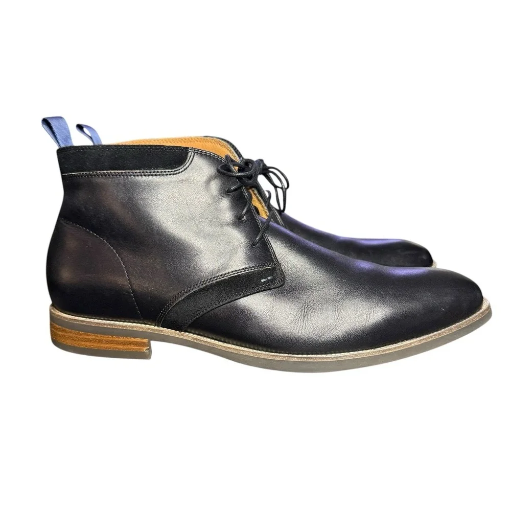 Florsheim Boot Size 11 Uptown Plain Toe Chukka Boot Black